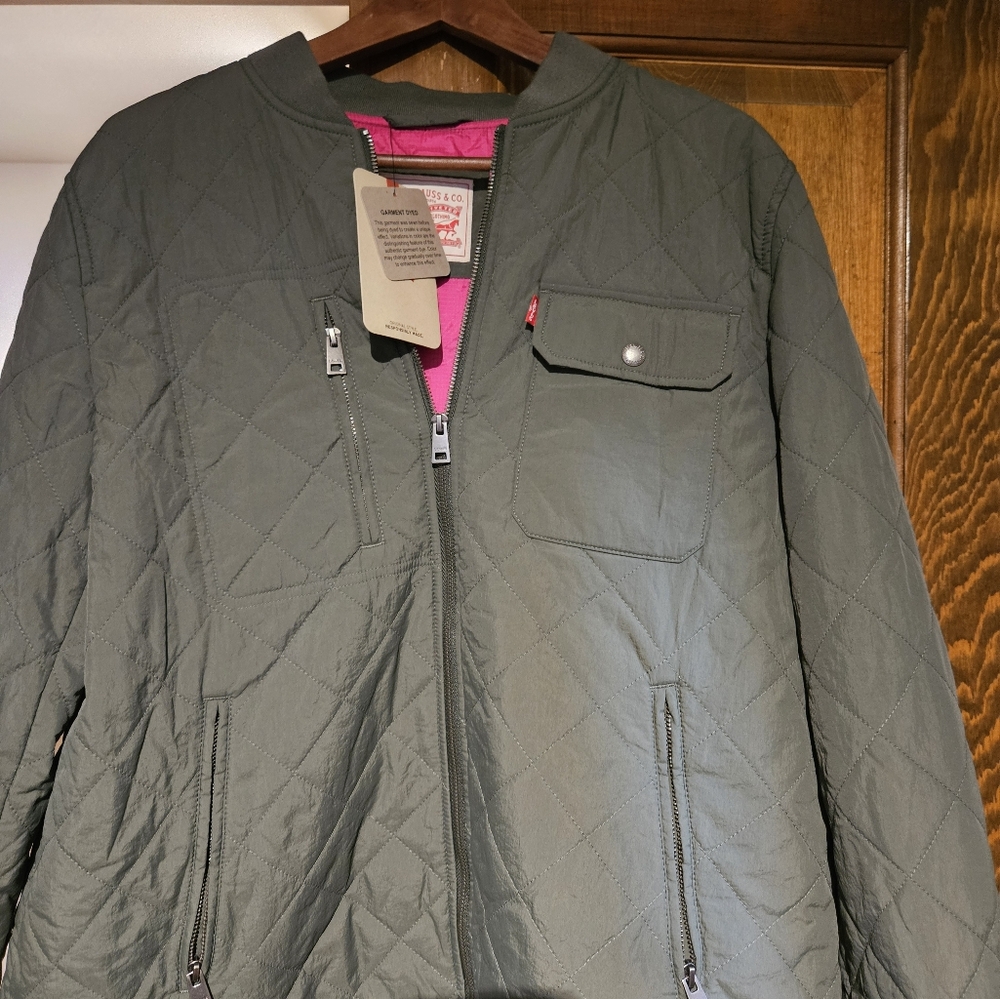 Levi's Women's Quilted Green Jacket